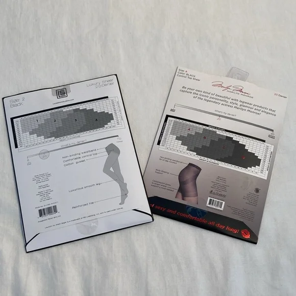 Marilyn Monroe and Laundry luxury sheer tights 20 deniers - Picture 2 of 16